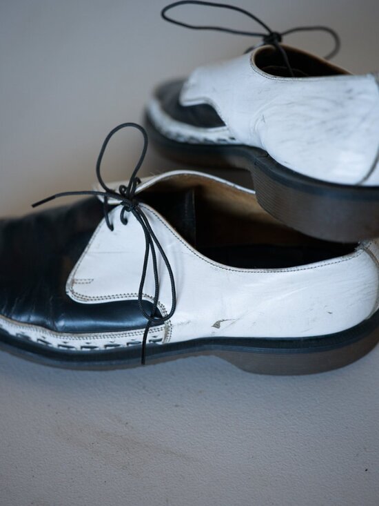 ORIGINAL VINTAGE L.A. Dr. Martens B&W Rockabilly main image 11